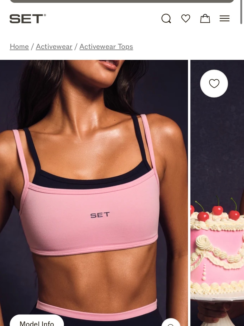 Set active formcloud sports bra in confetti